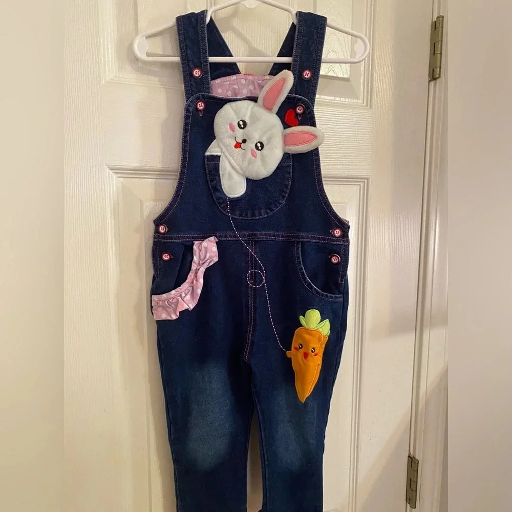 Boutique Bunny Overalls